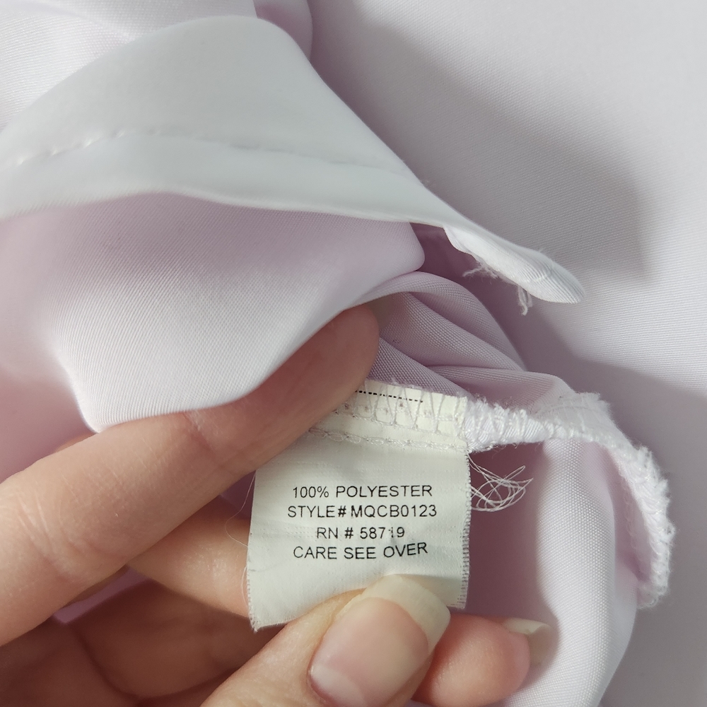 Ny Collection Wrinkle Resistant Lavender Boyfrien… - image 8